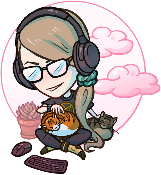 Cartoon-style self portrait